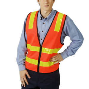 VIC Road Style Day Night Vest with tail